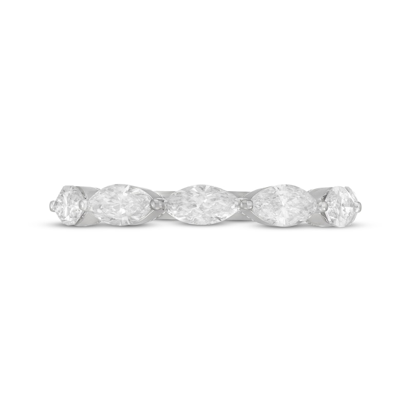 Main Image 3 of Neil Lane Artistry Marquise-cut Lab-Grown Diamond Anniversary Band 1-1/2 ct tw 14K White Gold