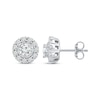 Thumbnail Image 1 of Diamond Halo Stud Earrings 1 ct tw 10K White Gold