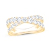 Thumbnail Image 1 of Certified Diamond Crossover Fashion Ring 1-3/4 ct tw 18K Yellow Gold