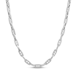 Men's Hollow Mariner Chain Necklace 6.5mm Stainless Steel 24&quot;