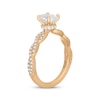 Thumbnail Image 2 of Neil Lane Artistry Oval-Cut Lab-Grown Diamond Twist Shank Engagement Ring 1-1/3 ct tw 14K Yellow Gold