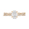 Thumbnail Image 3 of Neil Lane Artistry Oval-Cut Lab-Grown Diamond Twist Shank Engagement Ring 1-1/3 ct tw 14K Yellow Gold