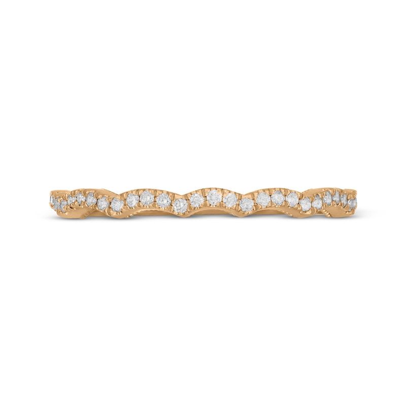 Main Image 3 of Neil Lane Artistry Lab-Grown Diamond Contour Wedding Band 1/6 ct tw 14K Yellow Gold