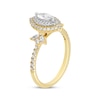 Thumbnail Image 2 of Marquise-Cut Diamond Engagement Ring 3/4 ct tw 14K Two-Tone Gold