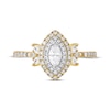 Thumbnail Image 3 of Marquise-Cut Diamond Engagement Ring 3/4 ct tw 14K Two-Tone Gold