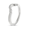 Thumbnail Image 2 of THE LEO Diamond Contour Wedding Band 1/5 ct tw 14K White Gold