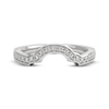 Thumbnail Image 3 of THE LEO Diamond Contour Wedding Band 1/5 ct tw 14K White Gold