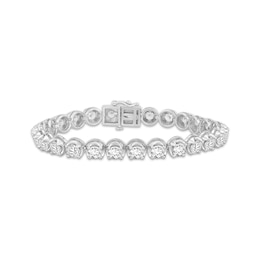 Lab-Created Diamonds by KAY Tennis Bracelet 10 ct tw 14K White Gold 7&quot;