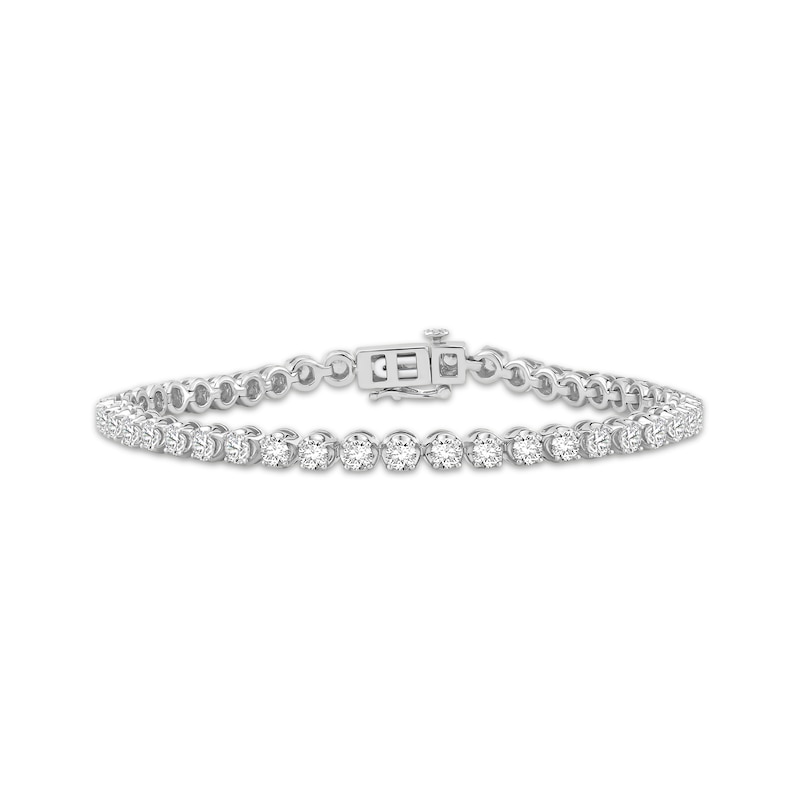 Lab-Created Diamonds by KAY Tennis Bracelet 5 ct tw 14K White Gold 7"