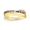 Thumbnail Image 1 of Le Vian Diamond Crossover Ring 1/4 ct tw 14K Honey Gold