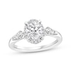 Thumbnail Image 1 of Lab-Grown Diamonds by KAY Oval-Cut Engagement Ring 1-1/3 ct tw 14K White Gold