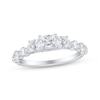 Thumbnail Image 1 of Princess-Cut Diamond Three-Stone Engagement Ring 2 ct tw 14K White Gold