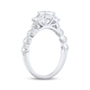 Thumbnail Image 2 of Princess-Cut Diamond Three-Stone Engagement Ring 2 ct tw 14K White Gold