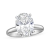 Thumbnail Image 0 of Lab-Grown Diamonds by KAY Oval-Cut Solitaire Engagement Ring 4 ct tw 14K White Gold (I/SI2)