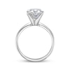 Thumbnail Image 1 of Lab-Grown Diamonds by KAY Oval-Cut Solitaire Engagement Ring 4 ct tw 14K White Gold (I/SI2)