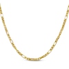 Thumbnail Image 1 of Hollow Diamond-Cut Short & Long Link Box Chain Necklace 3.5mm 10K Yellow Gold 20&quot;