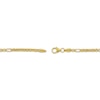 Thumbnail Image 3 of Hollow Diamond-Cut Short & Long Link Box Chain Necklace 3.5mm 10K Yellow Gold 20&quot;