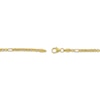 Thumbnail Image 3 of Hollow Diamond-Cut Short & Long Link Box Chain Necklace 3.5mm 10K Yellow Gold 22&quot;