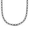 Thumbnail Image 1 of Men's Black Diamond Link Necklace 2 ct tw Black Rhodium-Plated Sterling Silver 20&quot;