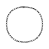 Thumbnail Image 2 of Men's Black Diamond Link Necklace 2 ct tw Black Rhodium-Plated Sterling Silver 20&quot;