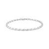 Thumbnail Image 3 of Diamond Marquise Link Bracelet & Hoop Earrings Set 1/5 ct tw Sterling Silver