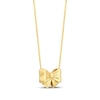 Thumbnail Image 2 of Bow Necklace 14K Yellow Gold 16&quot;