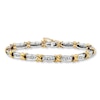 Thumbnail Image 0 of Previously Owned Bracelet 1 ct tw Diamonds 10K Two-Tone Gold
