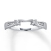 Thumbnail Image 1 of Previously Owned Enhancer Ring 1/5 ct tw Round-cut Diamonds 14K White Gold