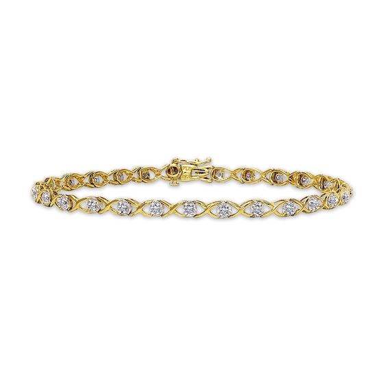 Previously Owned Bracelet 1/4 ct tw Diamonds 10K Yellow Gold