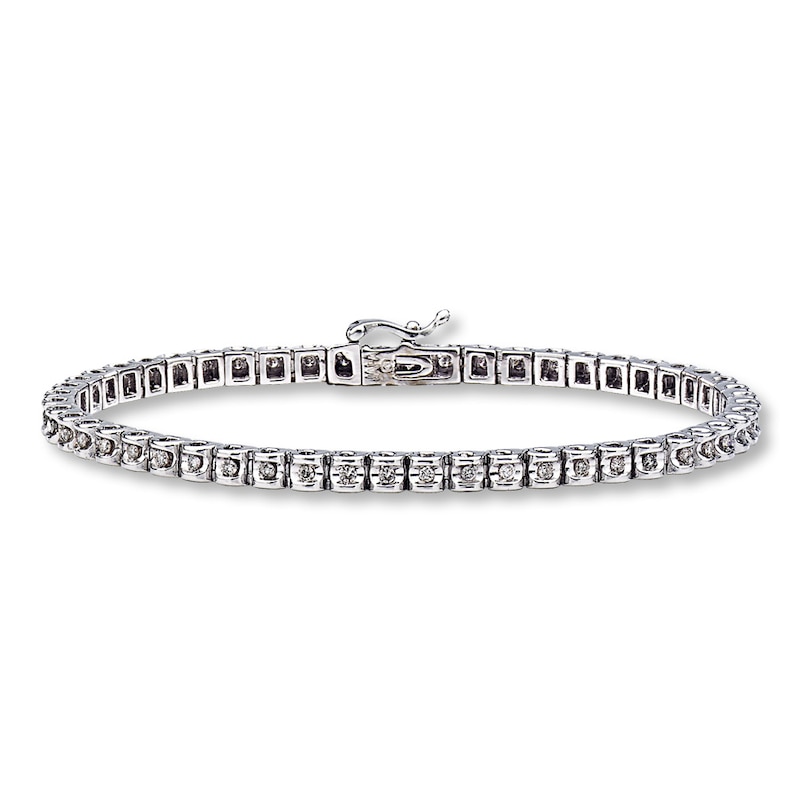 Main Image 1 of Previously Owned Bracelet 3/4 ct tw Diamonds 14K White Gold