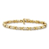 Thumbnail Image 1 of Previously Owned Diamond Bracelet 1 ct tw Baguette-cut 10K Yellow Gold