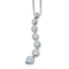 Thumbnail Image 0 of Previously Owned Necklace 1/2 ct tw Diamonds 14K White Gold 18"