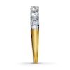 Thumbnail Image 2 of Previously Owned Anniversary Ring 3/4 ct tw Round-cut Diamonds 14K Two-Tone Gold