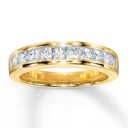 Previously Owned Diamond Anniversary Band 1 ct tw Princess-cut 14K Yellow Gold