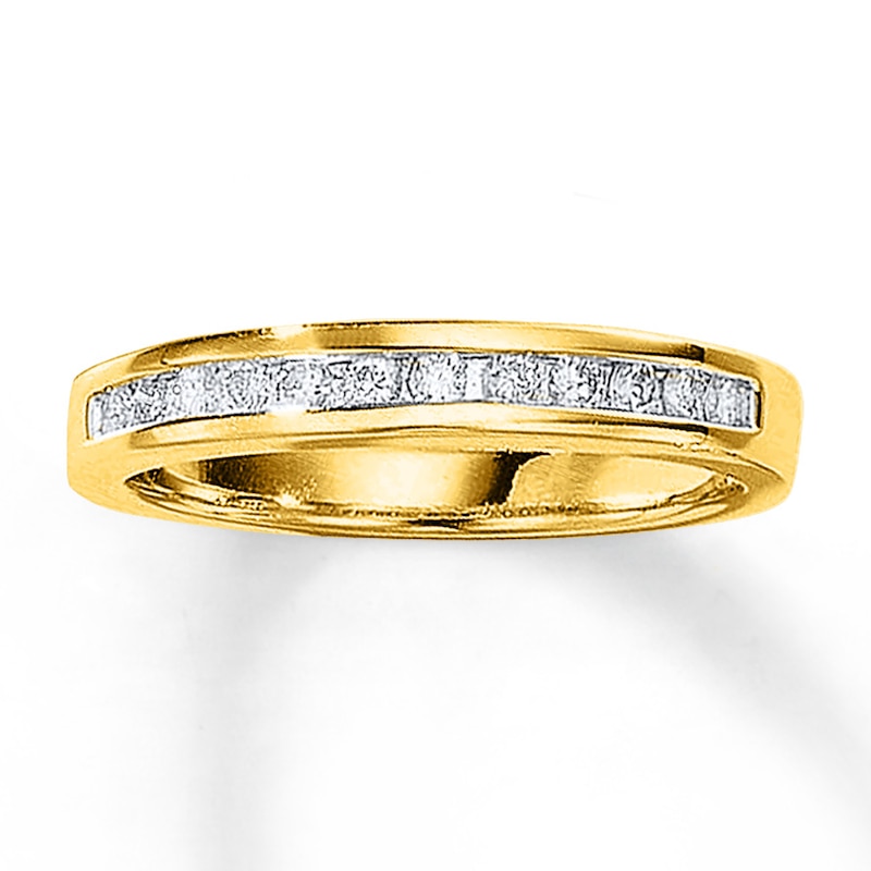 Main Image 1 of Previously Owned Anniversary Band 1/4 ct tw Round-cut Diamonds 14K Yellow Gold