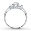 Thumbnail Image 1 of Previously Owned Diamond Ring 1/4 ct tw Princess-Cut 14K White Gold