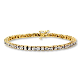 Previously Owned Tennis Bracelet 1-1/2 ct tw Diamonds 14K Yellow Gold 7.25&quot;