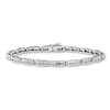 Thumbnail Image 0 of Previously Owned Diamond Bracelet 2 ct tw Baguette-cut 14K White Gold