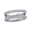 Thumbnail Image 1 of Previously Owned Diamond Enhancer Ring 1/2 ct tw Round-cut 14K White Gold