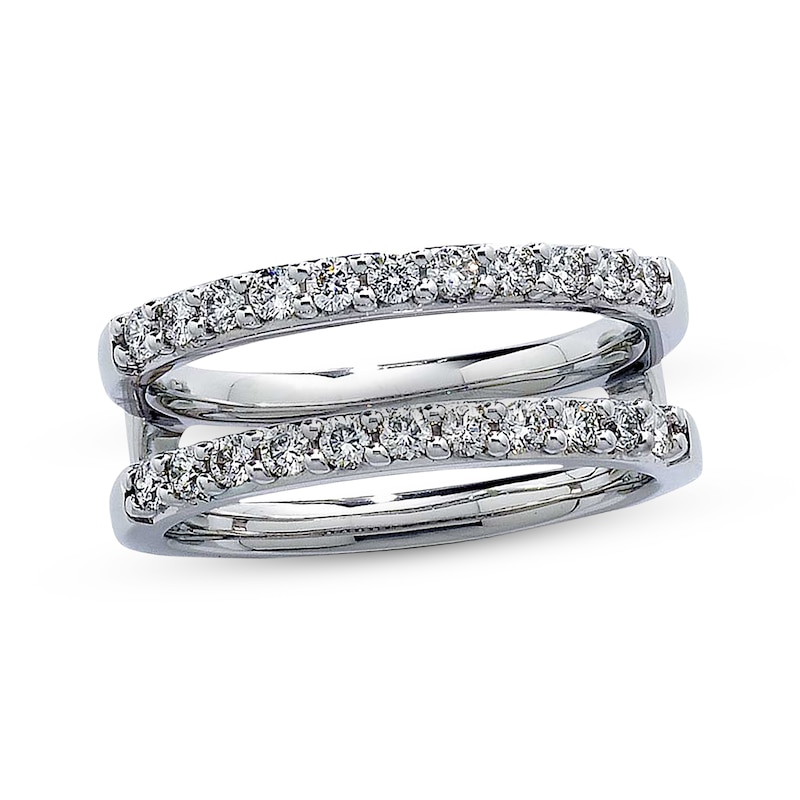 Main Image 1 of Previously Owned Diamond Enhancer Ring 1/2 ct tw Round-cut 14K White Gold