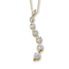 Thumbnail Image 0 of Previously Owned Diamond Necklace 1/2 ct tw 14K Yellow Gold 18"