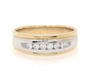 Thumbnail Image 1 of Previously Owned Men's Diamond Wedding Band 1/4 ct tw 14K Two-Tone Gold Size 10