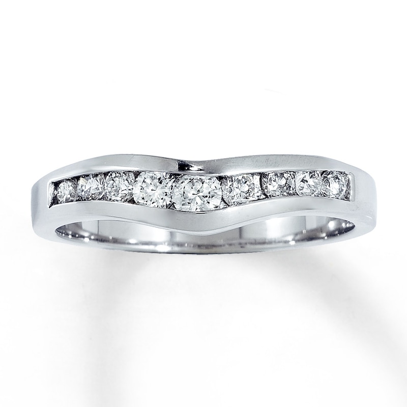 Previously Owned Band 3/8 ct tw Diamonds 14K White Gold