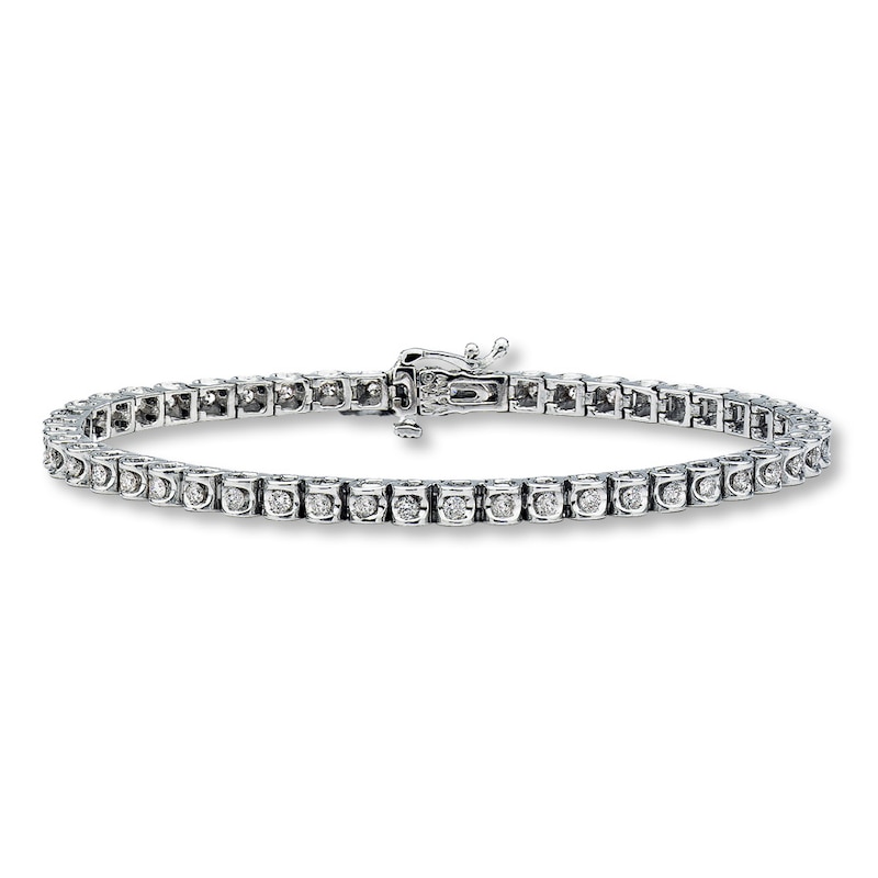 Previously Owned Diamond Bracelet 1-1/2 ct tw 14K White Gold