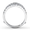 Thumbnail Image 2 of Previously Owned Enhancer Ring 1 ct tw Round-cut Diamonds 14K White Gold