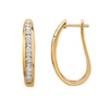 Thumbnail Image 0 of Previously Owned Diamond Hoop Earrings 1 ct tw 14K Yellow Gold