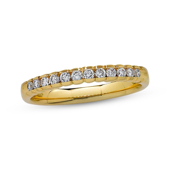 Previously Owned Diamond Anniversary Band / ct tw Round-cut 14K Gold