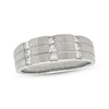 Thumbnail Image 0 of Previously Owned Men's Diamond Wedding Band 1/2 ct tw Square-cut 14K White Gold