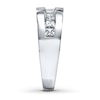 Thumbnail Image 2 of Previously Owned Men's Diamond Band 1-1/2 ct tw Square-cut 14K White Gold
