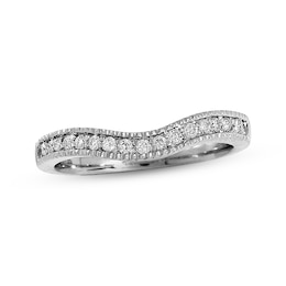 Previously Owned Diamond Anniversary Band 1/5 ct tw Round-cut 14K White Gold